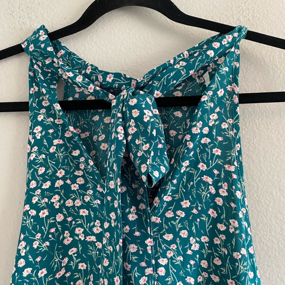 Shein Curve High Neck Floral Sleeveless Dress 1X - Picture 6 of 6